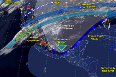 Mapa meteorológico de México de hoy 10 de marzo de 2024