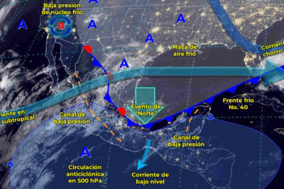 Mapa meteorológico de México de hoy 19 de marzo de 2024
