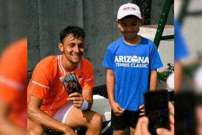Emilio Nava supera la fase de clasificación en el Challenger de Tenis en Phoenix y abre con importante triunfo