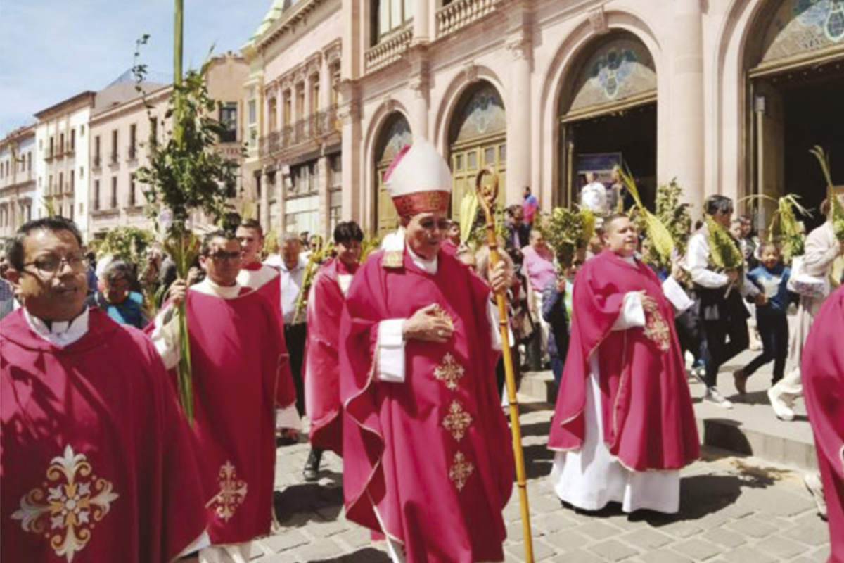 Domingo de Ramos Zacatecas 2024: Convoca obispo Sigifredo a buscar la felicidad