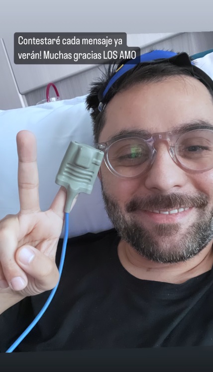 Ricardo Casares publica su primera foto desde el hospital y manda mensaje 1