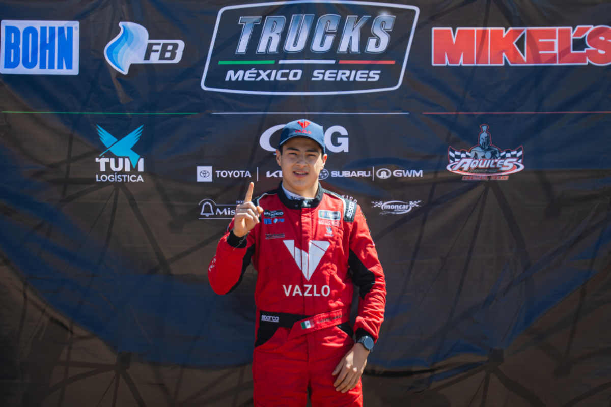 Valerosa actuación de Mateo Girón en el arranque de la temporada Nascar Trucks México Series 2024