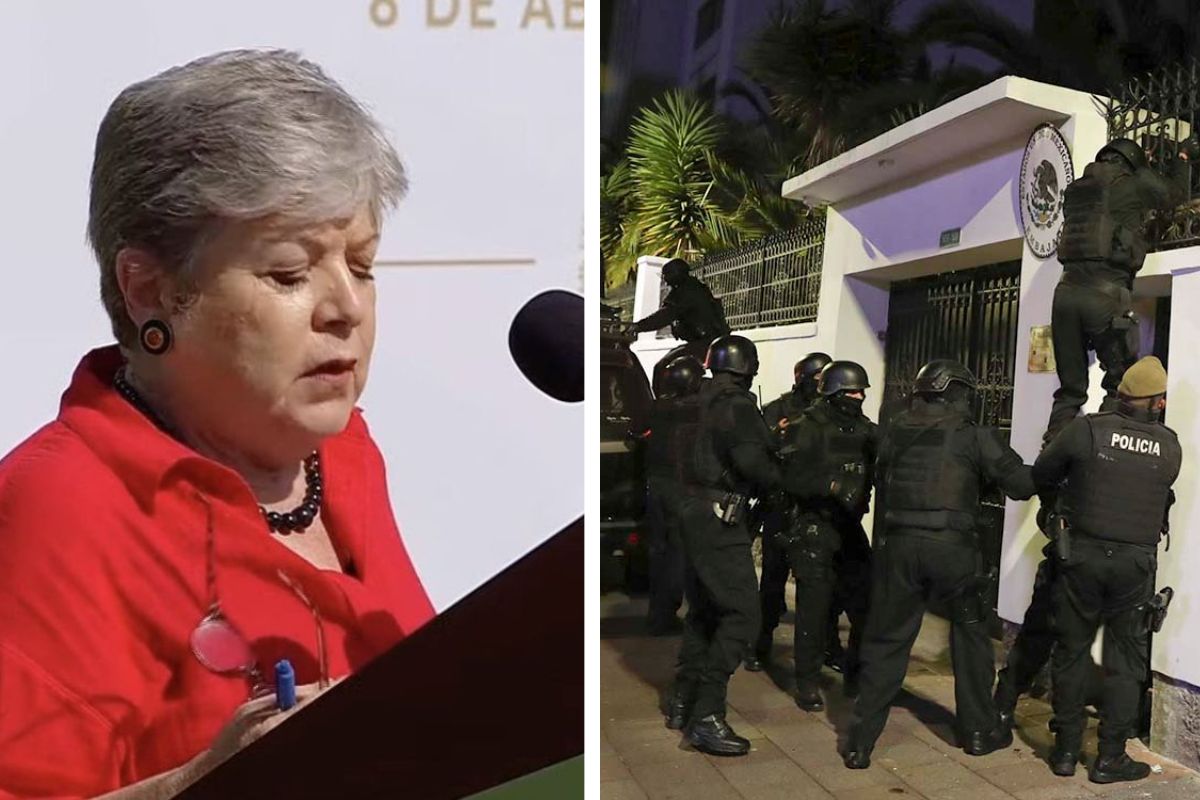 Ante los lamentables hechos ocurridos en la Embajada de México en Ecuador; la secretaria de Relaciones Exteriores (SRE), Alicia Bárcena Ibarra,