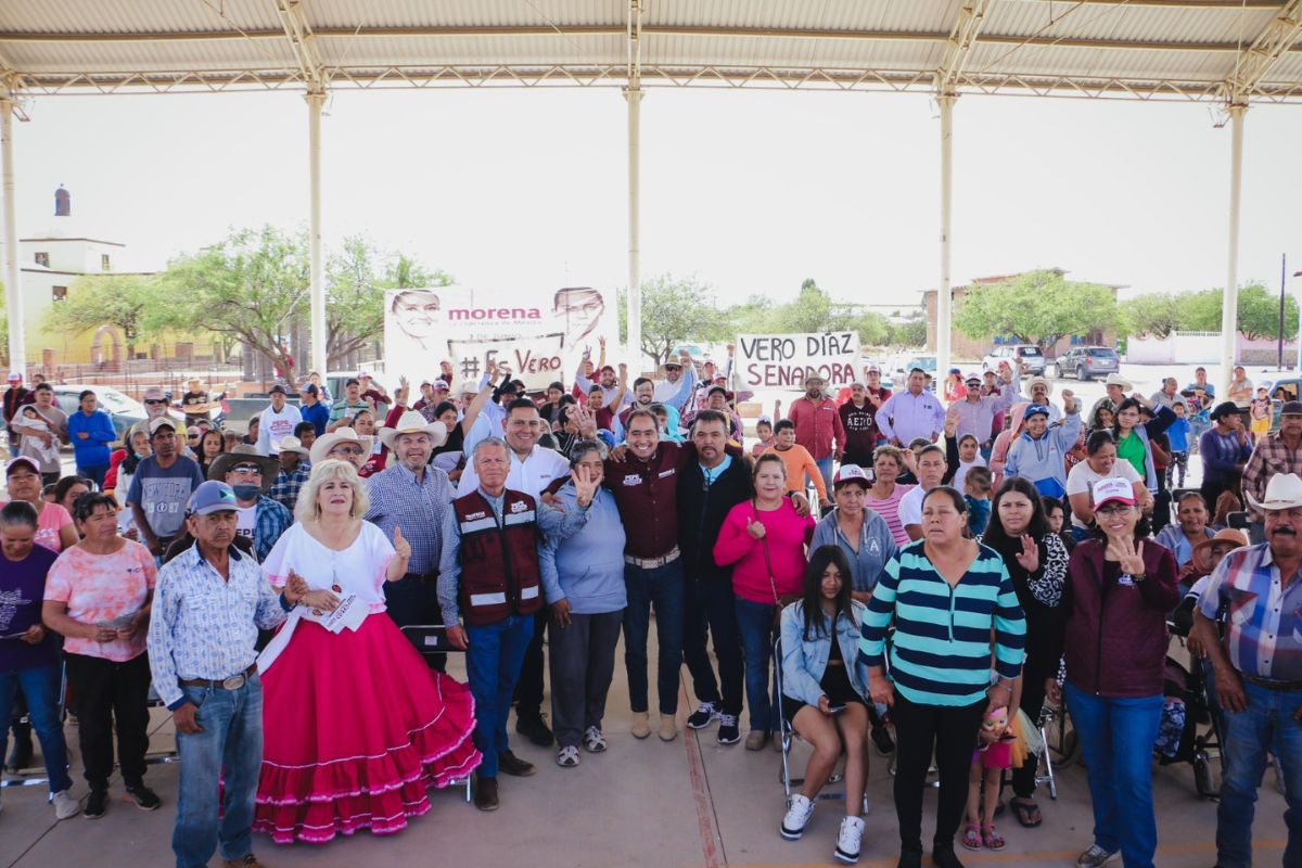 En una gira exhaustiva de trabajo por todas las comunidades de la región Casa Blanca, Pepe Saldívar; candidato a Presidente Municipal de la coalición 'Sigamos haciendo historia en Zacatecas'.