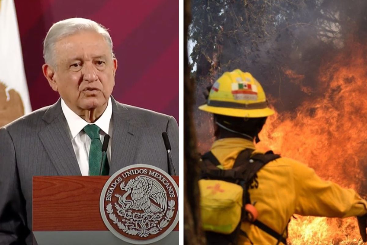 El presidente de México, Andrés Manuel López Obrador, informó sobre los incendios forestales que aún siguen activos en el país.