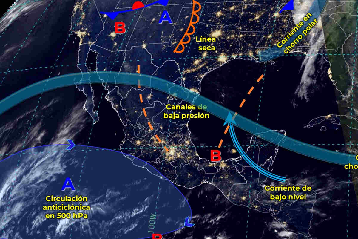 Mapa meteorológico de México de hoy 30 de abril de 2024
