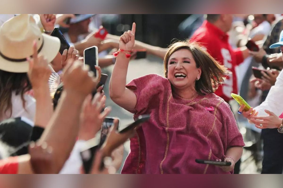 La candidata presidencial de la Coalición Fuerza y Corazón por México, Xóchitl Gálvez. | Foto: Cortesía.