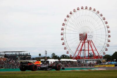 Pese al dominio de Lewis Hamilton en la mayor parte de la Tercera Práctica, Red Bull muestra supremacía en el Gran Premio de Japón 2024.