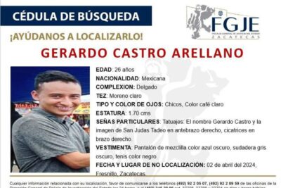 Familiares de Gerardo Castro Arellano se manifiestan en casetas de cobro de Calera; piden su aparición