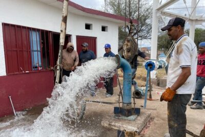 Se restablece el flujo de agua en comunidades de Jerez; SIMAPAJ restauró equipos