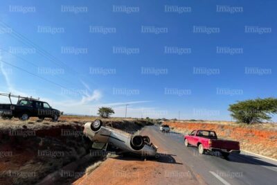 Se registran tres accidentes automovilísticos en solo una hora en Zacatecas