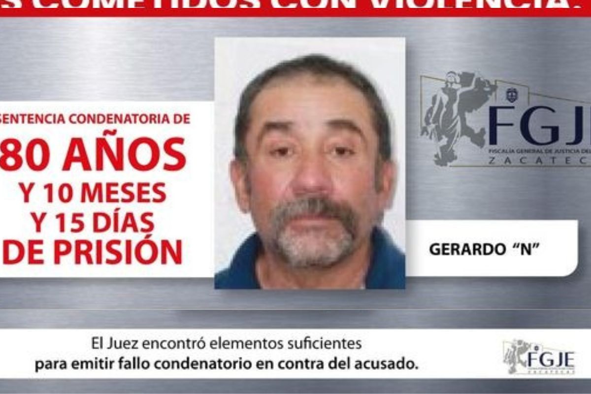 FGJEZ obtiene sentencia condenatoria para hombre abusador en Zacatecas