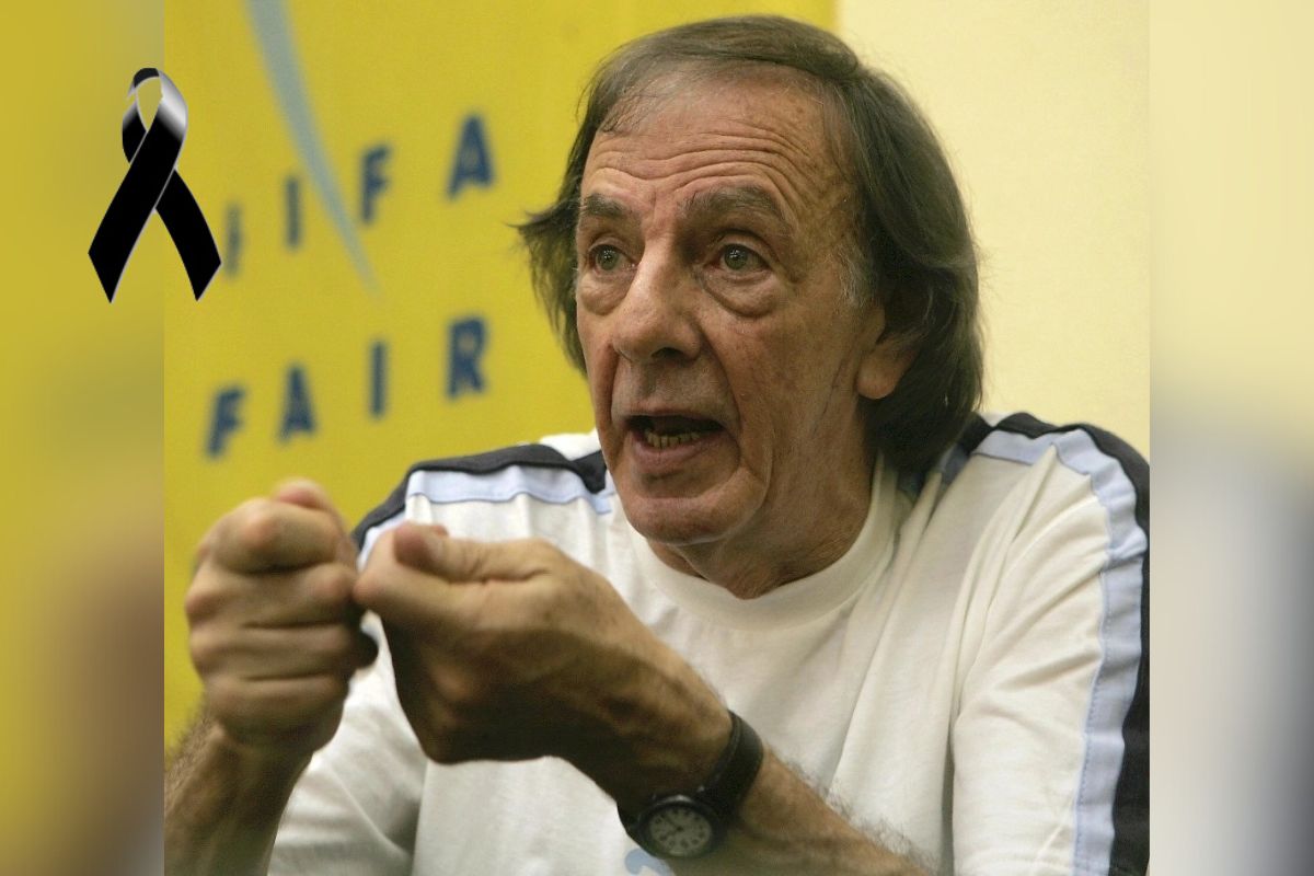 La AFA, confirmó la muerte del entrenador y campeón del mundo con la selección de Argentina en 1978, César Luis Menotti.