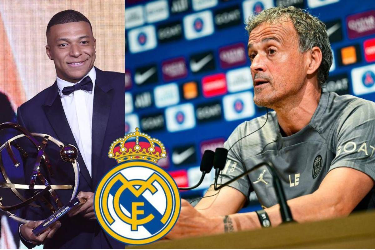 Le preguntaron al entrenador español del París Saint-Germain, Luis Enrique; respecto a la inminente llegada de Kylian Mbappé al Real Madrid.