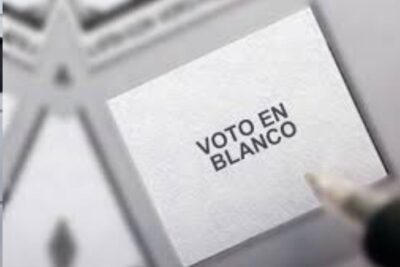 Voto nulo o impugnado. | Foto: Cortesía.