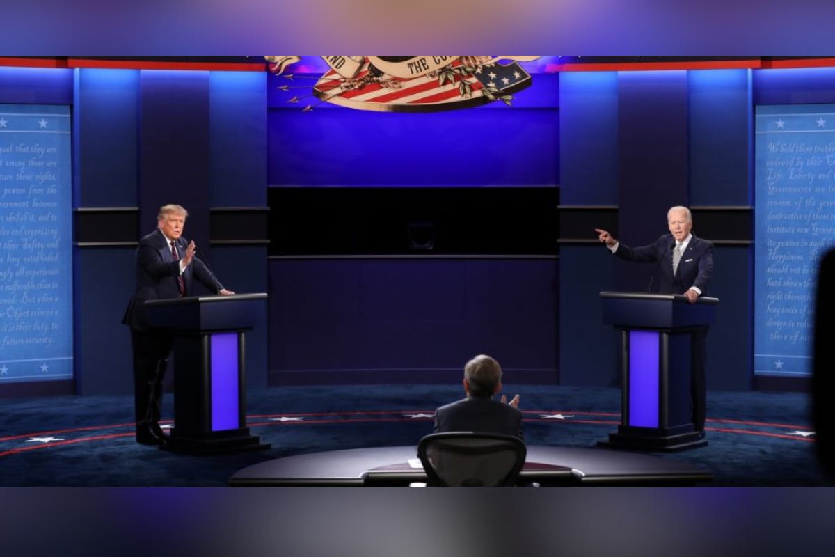 Joe Biden y el magnate Donald Trump; acordaron las reglas para el primer debate.