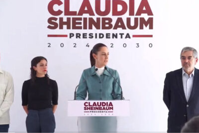 Conferencia de prensa de Claudia Sheinbaum, este 24 de junio de 2024 | Foto: Cortesía