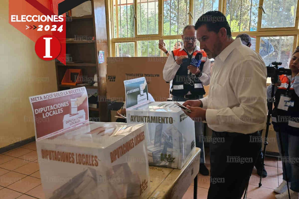 Candidato a la presidencia municipal de Fresnillo por la coalición Fuerza y Corazón por Zacatecas Javier Torres Rodríguez. | Foto: Ángel Martínez.