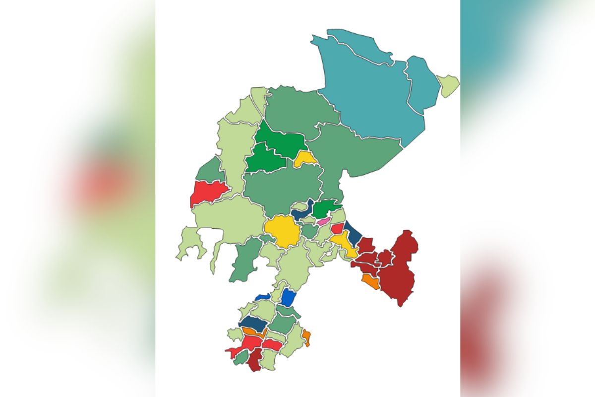 Distribución de Ayuntamientos por partido político o coalición. Fuente: IEEZ.