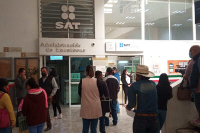 Oficinas del SAT en Zacatecas. | Foto: Cortesía.